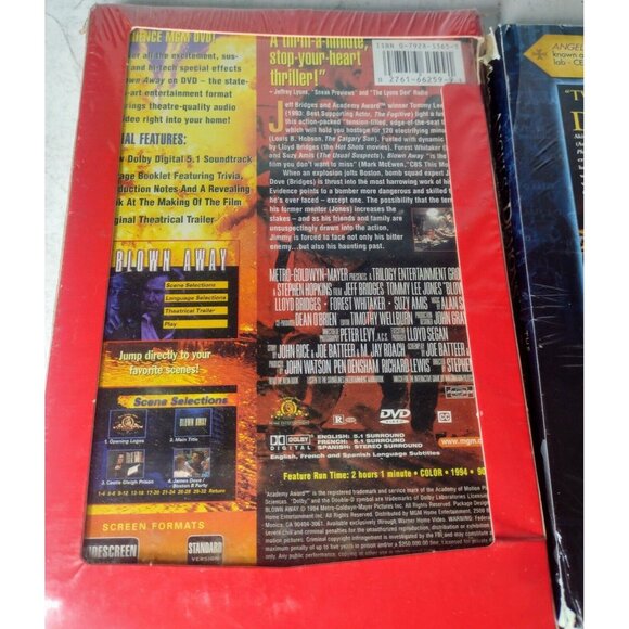 Blown Away Angels & Demons The Da Vinci Code DVD Movie Combo NEW Tom Hanks Jones - Picture 6 of 10